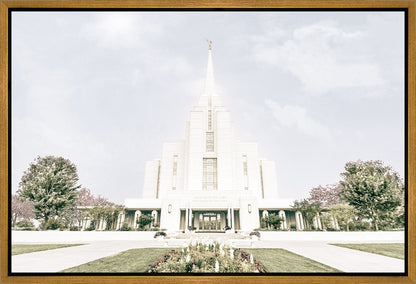 Sweet is The Work Rexburg Idaho Temple Gallery Wrap