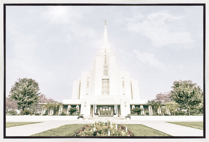 Sweet is The Work Rexburg Idaho Temple Gallery Wrap