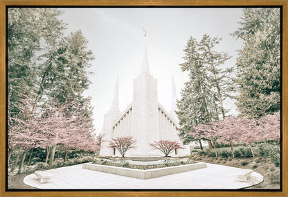 Sweet is The Work Portland Oregon Temple Gallery Wrap