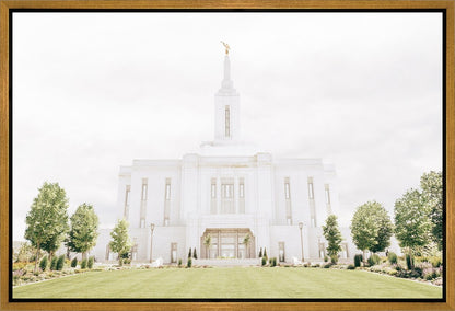 Sweet is The Work Pocatello Idaho Temple Gallery Wrap