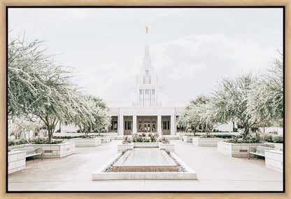 Sweet is The Work Phoenix Arizona Temple Gallery Wrap