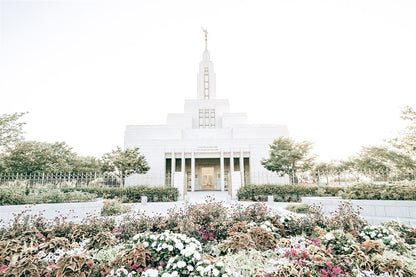 Sweet is The Work Draper Utah Temple Gallery Wrap