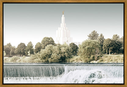 Sweet is The Work Idaho Falls Idaho Temple Gallery Wrap