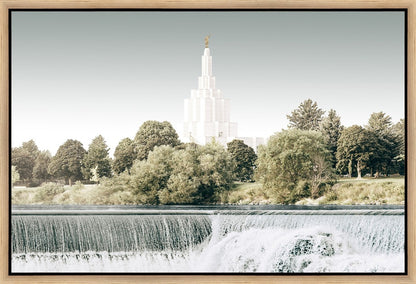 Sweet is The Work Idaho Falls Idaho Temple Gallery Wrap