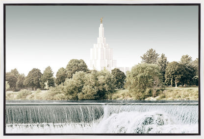 Sweet is The Work Idaho Falls Idaho Temple Gallery Wrap