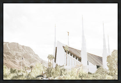 Sweet is The Work Las Vegas Nevada Temple Gallery Wrap