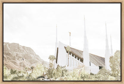 Sweet is The Work Las Vegas Nevada Temple Gallery Wrap