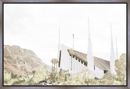 Sweet is The Work Las Vegas Nevada Temple Gallery Wrap