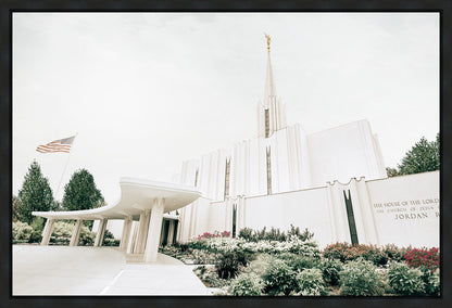 Sweet is The Work Jordan River Utah Temple Gallery Wrap