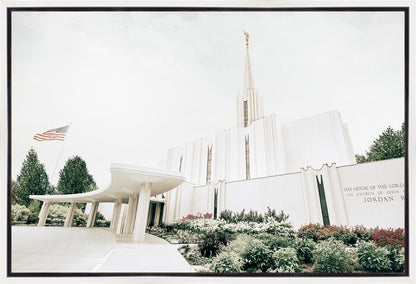 Sweet is The Work Jordan River Utah Temple Gallery Wrap