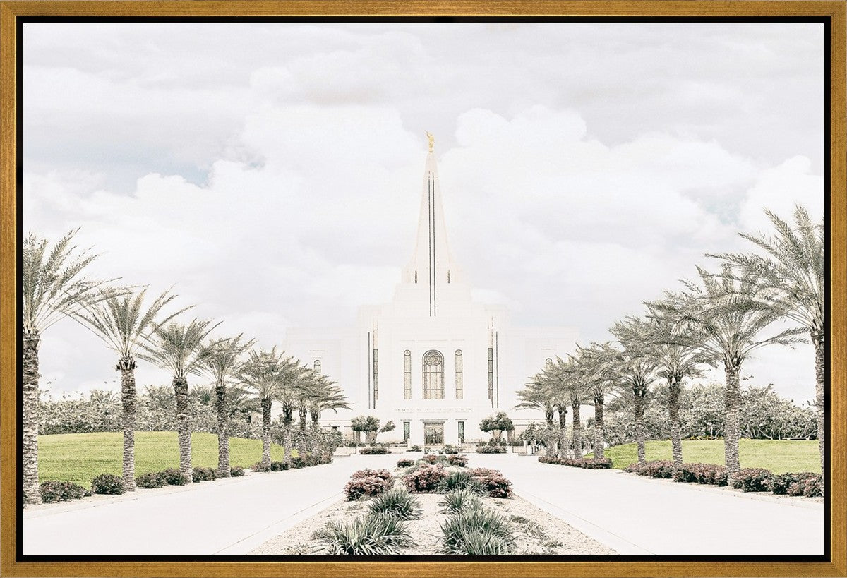 Sweet is The Work Gilbert Arizona Temple Gallery Wrap