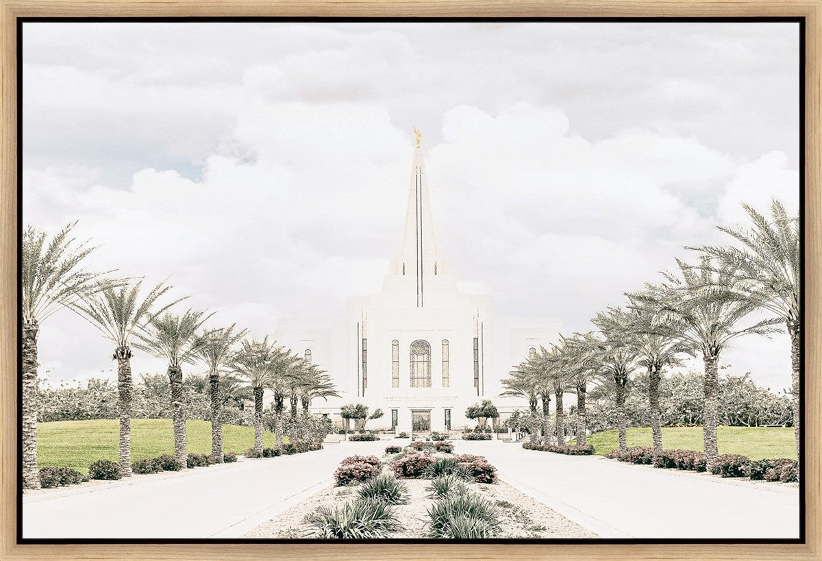 Sweet is The Work Gilbert Arizona Temple Gallery Wrap