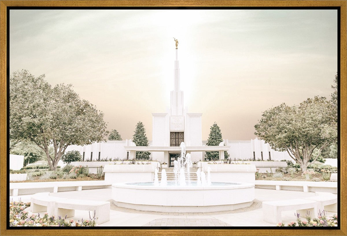 Sweet is The Work Denver Colorado Temple Gallery Wrap