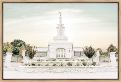 Sweet is The Work Columbia River Washington Temple Gallery Wrap