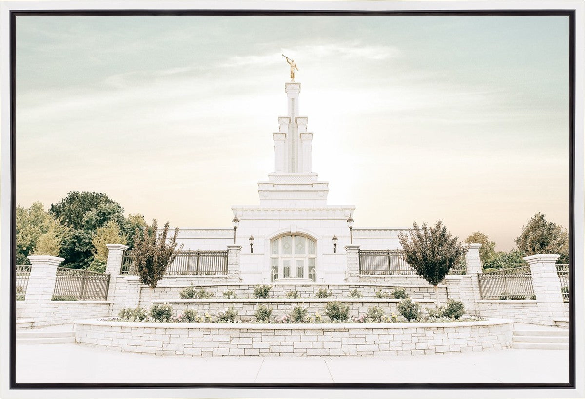 Sweet is The Work Columbia River Washington Temple Gallery Wrap