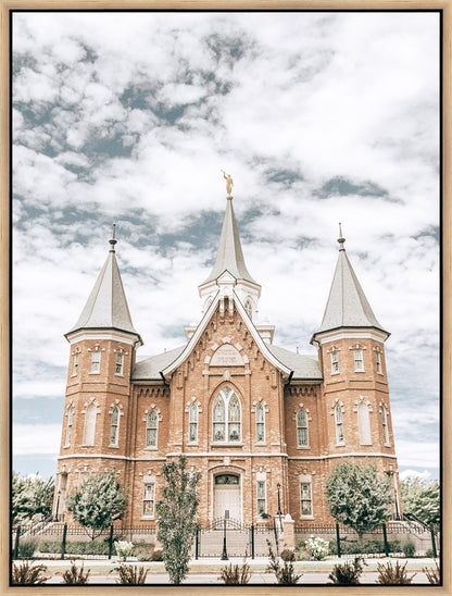 Provo City Center Temple Gates Gallery Wrap