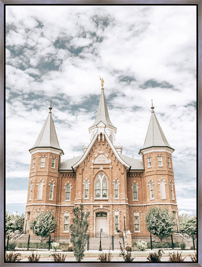 Provo City Center Temple Gates Gallery Wrap