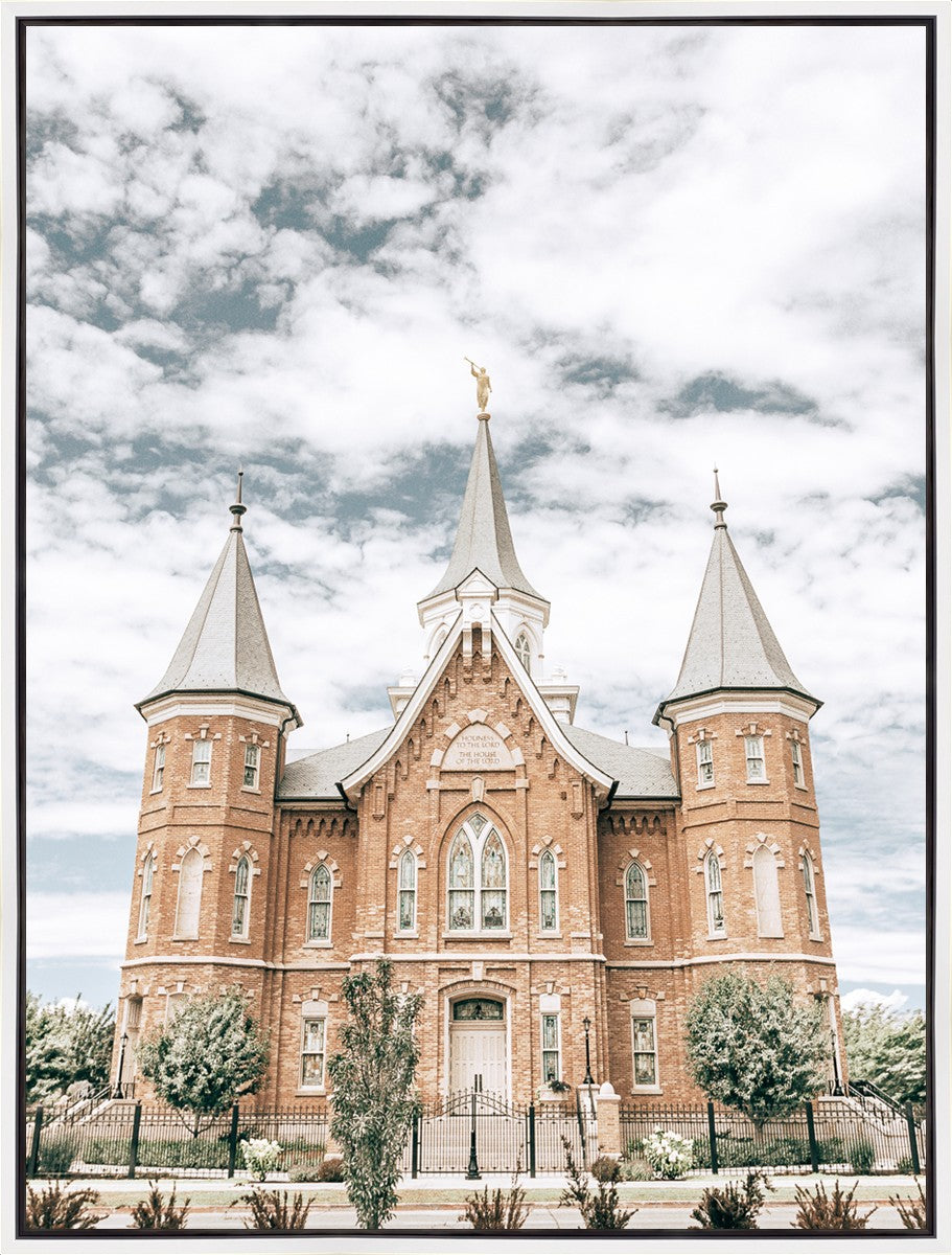 Provo City Center Temple Gates Gallery Wrap