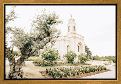 Sweet is The Work Feather River California Temple Gallery Wrap