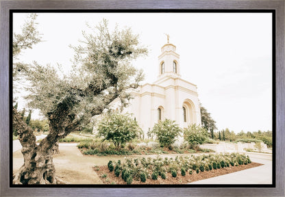 Sweet is The Work Feather River California Temple Gallery Wrap