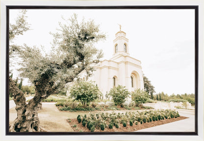 Sweet is The Work Feather River California Temple Gallery Wrap