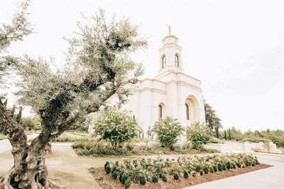 Sweet is The Work Feather River California Temple Gallery Wrap