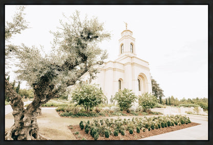 Sweet is The Work Feather River California Temple Gallery Wrap