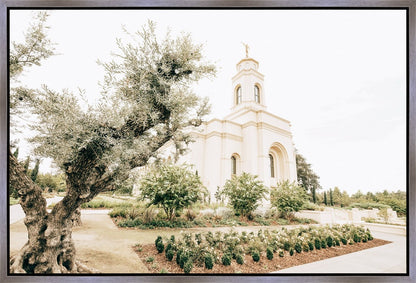 Sweet is The Work Feather River California Temple Gallery Wrap