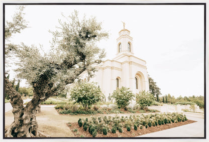 Sweet is The Work Feather River California Temple Gallery Wrap