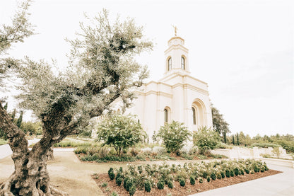 Sweet is The Work Feather River California Temple Large Wall Art