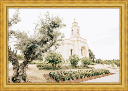 Sweet is The Work Feather River California Temple Large Wall Art