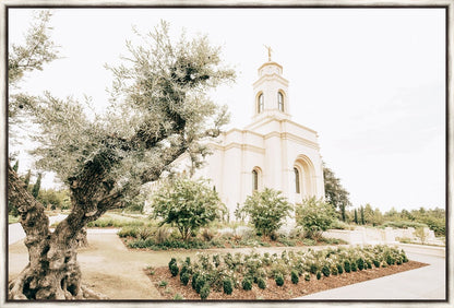 Sweet is The Work Feather River California Temple Large Wall Art