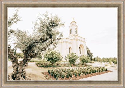 Sweet is The Work Feather River California Temple Large Wall Art