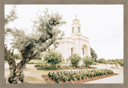 Sweet is The Work Feather River California Temple Large Wall Art