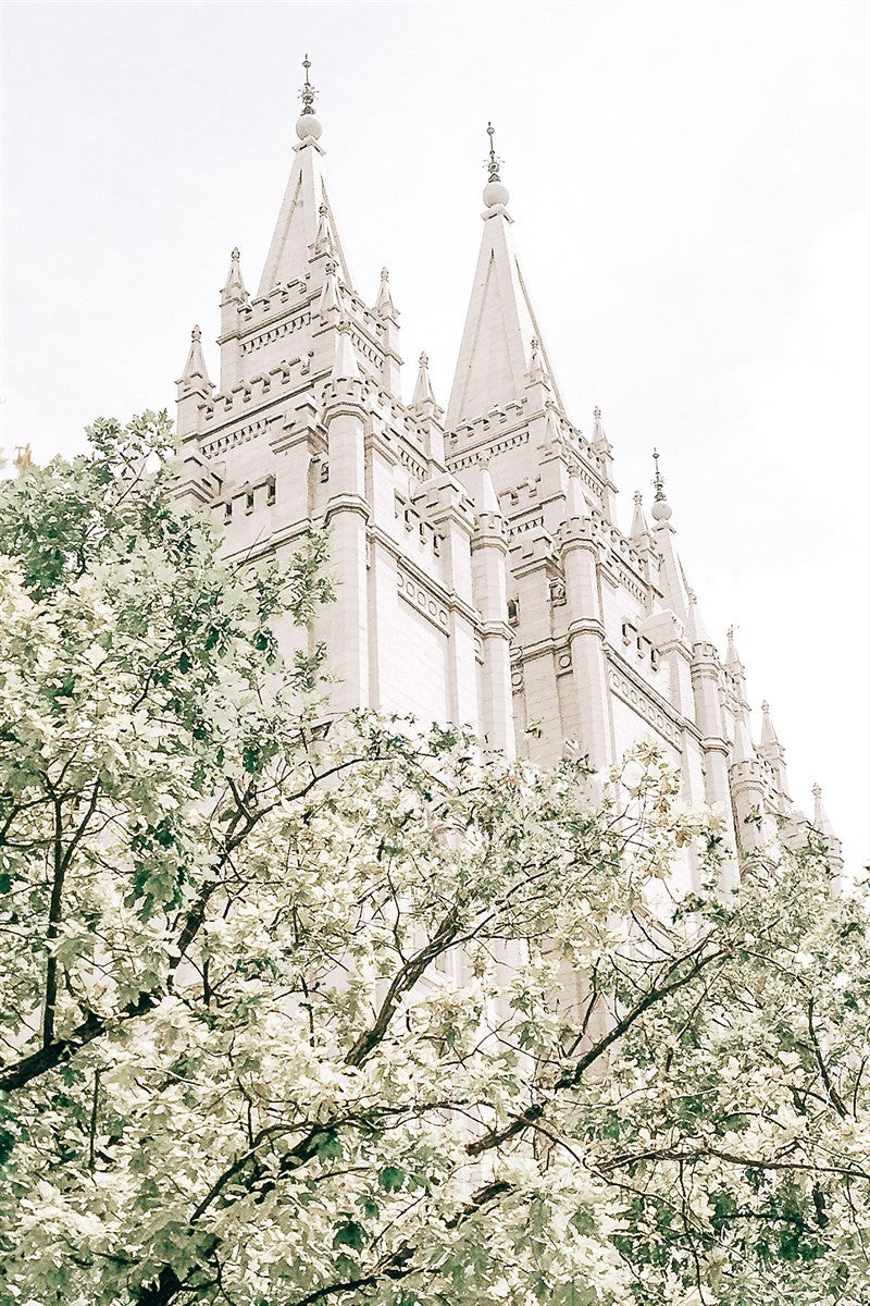 Sweet is The Work Salt Lake City Utah Temple Gallery Wrap