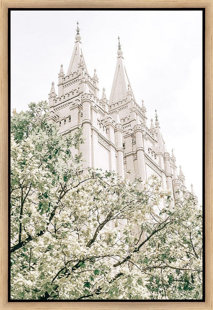 Sweet is The Work Salt Lake City Utah Temple Gallery Wrap