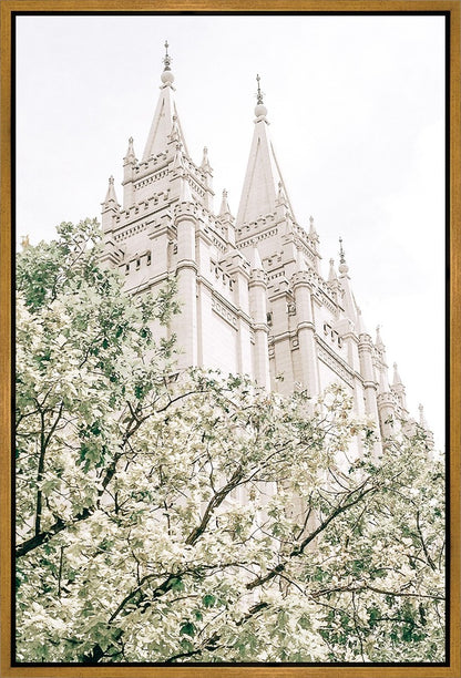 Sweet is The Work Salt Lake City Utah Temple Gallery Wrap