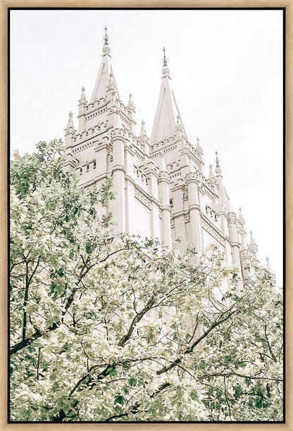 Sweet is The Work Salt Lake City Utah Temple Gallery Wrap