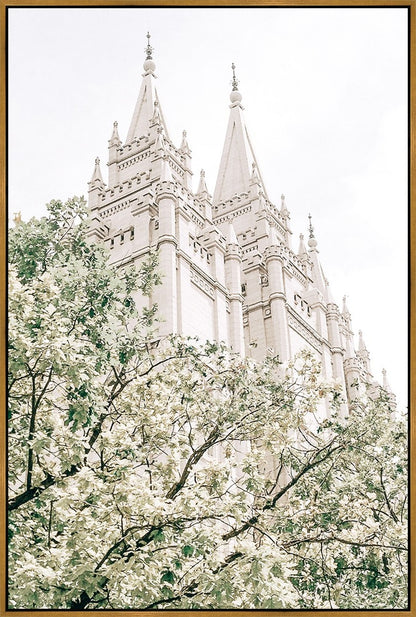 Sweet is The Work Salt Lake City Utah Temple Large Wall Art Gallery Wrap