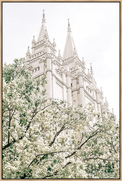 Sweet is The Work Salt Lake City Utah Temple Large Wall Art Gallery Wrap