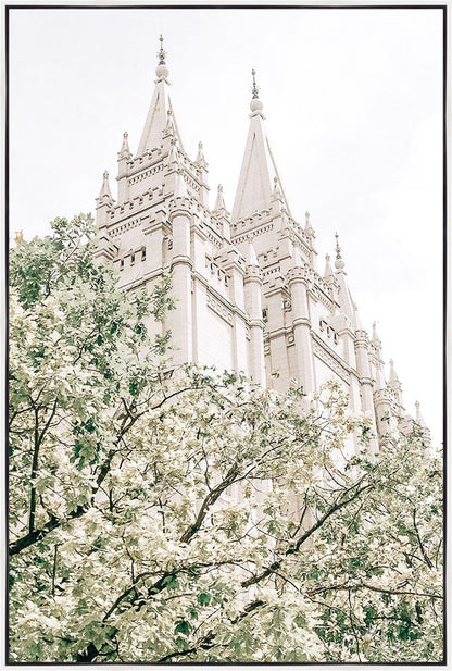 Sweet is The Work Salt Lake City Utah Temple Large Wall Art Gallery Wrap