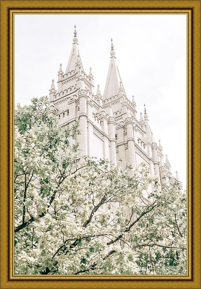 Sweet is The Work Salt Lake City Utah Temple Large Wall Art