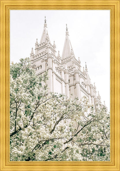 Sweet is The Work Salt Lake City Utah Temple Large Wall Art