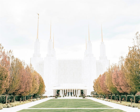Sweet is The Work Washington DC Temple Gallery Wrap