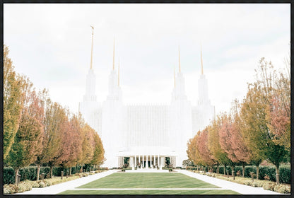 Sweet is The Work Washington DC Temple Large Wall Art Gallery Wrap