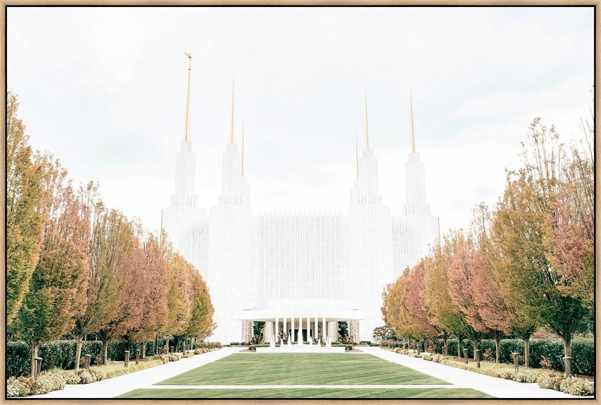 Sweet is The Work Washington DC Temple Large Wall Art Gallery Wrap