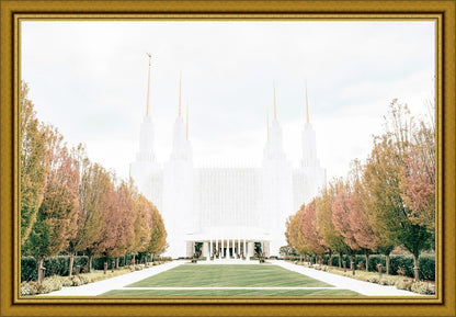 Sweet is The Work Washington DC Temple Large Wall Art