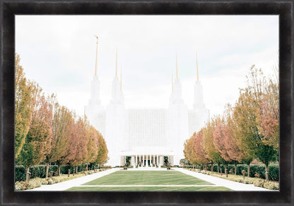 Sweet is The Work Washington DC Temple Large Wall Art