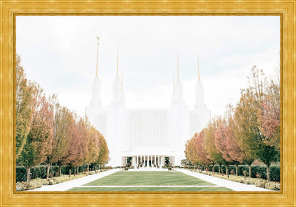 Sweet is The Work Washington DC Temple Large Wall Art