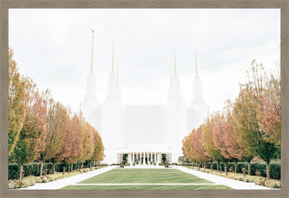Sweet is The Work Washington DC Temple Large Wall Art